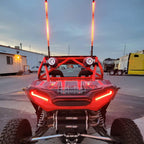 R1 Industries Pro Series LED Light Whips – Bluetooth & RF Remote, IP67, Lifetime Warranty