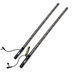 R1 Industries Pro Series LED Light Whips – Bluetooth & RF Remote, IP67, Lifetime Warranty